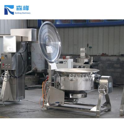 China Vegetable Processing Plant Automatic Steam Jacketed Kettle Good Planetary Stirring Jacketed Kettle for sale