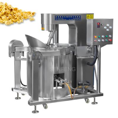 China Snack Factory Price Good Productivity Commercial Gas Popcorn Machine Manufacturer for sale