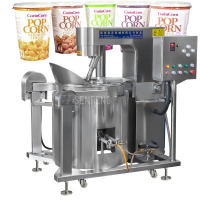 China Factory CE Approved Snacks Machine Commercial Gas Electric Popcorn Machine Gas Popcorn Machine for sale