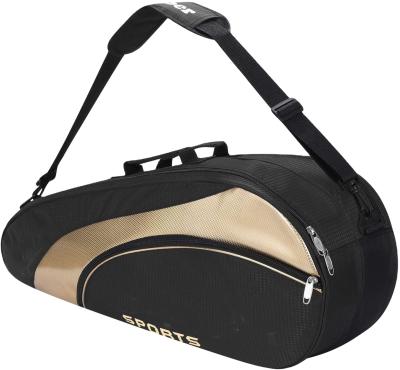 China Soft 6 Rackets Badminton Paddle Carry Case Bag Waterproof Dustproof Separation Shoes Pocket Storage Bag for sale