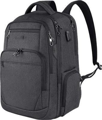 China With USB Travel Laptop Backpack 17.3 Inch Large Computer Backpack Water Repellent School Daypack for sale