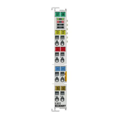 China Beckhoff EL3052 | EtherCAT Terminal, 2-channel analog input, current, 4…20 mA, 12 bit, single-ended for sale