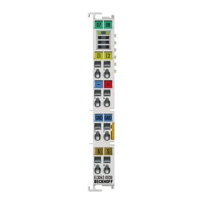 China Beckhoff EL3062-0030. Terminal EtherCAT, entrada analógica de 2 canais, tensão, 0...30 V, 12 bits, com uma única extremidade. à venda