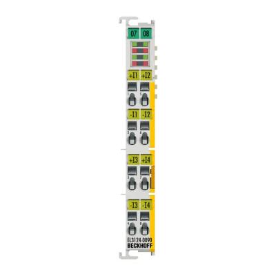 China Beckhoff EL3124-0090 EtherCAT Terminal, entrada analógica de 4 canais, corrente, 4...20 mA, 16 bits, diferencial, TwinSAFE SC à venda