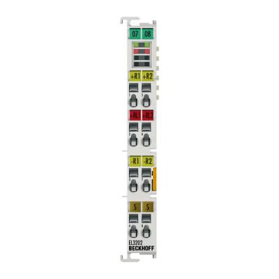 China Beckhoff EL3202 | EtherCAT Terminal, 2-channel analog input, temperature, RTD (Pt100), 16 bit for sale