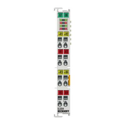 China Beckhoff EL3204 EtherCAT Terminal 4-Channel Analog Input Temperature RTD (Pt100) 16 Bit for sale