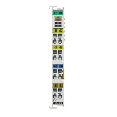 China Beckhoff EL3632. Terminal EtherCAT, entrada analógica de 2 canais, IEPE/acelerômetro, 16 bits, 50 kps. à venda