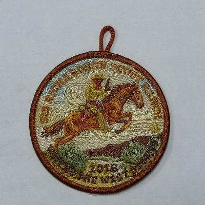 China 3D heat embroidery patches hand horse for sale