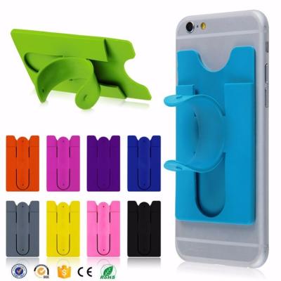 China 3M LOGO Sticker Custom Silicone Touch-u Touch-u Universal Environmental Silicone Phone Holder Stand Silicone Phone Holder 3M LOGO for sale