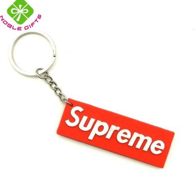 China Factory Wholesale Custom Rubber Key Chain Eco - Friendly for sale