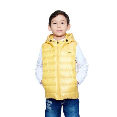 China Wholesale Baby Boy Girl Waistcoat Waterproof Warm Winter Down Jacket Children Clothing for sale