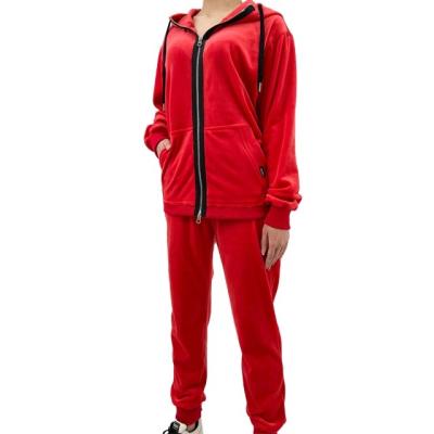 China Wholesale Breathable Solid Windproof Light Weight Casual Plus Size Women Sportswear Sport Sweat Suit Sweatsuit Set Clothes for sale