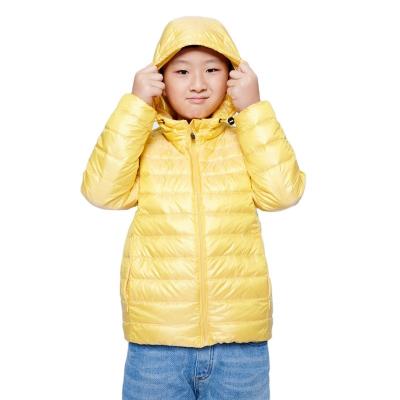 China Wholesale Breathable Lightweight Warm Hooded Baby Boy Girls Down Jacket Children Clothing for sale