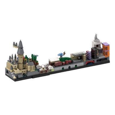 China Toy Building Block Harry Potter Skyline Architecture Street Bricks Toy Building Blocks Building Decorations For Children Toys for sale