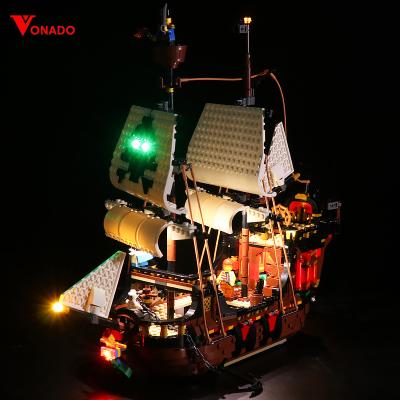 China Toy Vonado Led Light Educational Kit Compatible For Legoing 31109 Pirate Ship Building Bricks Creator City Blocks Toys (Only Light) for sale