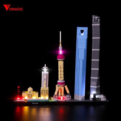 China DIY TOY Vonado Led Light Kit compatible for Legoing 21039 Shanghai Brick Creator City Block Building Toys (only light) for sale