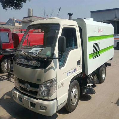 China Construction worksÂ   FOTON FORLAND 4x2 Small Road Sweeper Truck Sweeper-Seal Vehicle Road Cleaning Vacuum Cleaner for sale