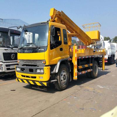 China Carbon Steel. Japanese Stainless Steel FTR 4x2 Swing Ladder Truck High Altitude Operation Truck Aerial Working Truck Manufacturer for sale