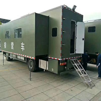 China Carbon Steel. Stainless Steel SINOTRUK HOWO 4x2 Military Troops Caravan Car Army Barracks Camping Dormitory Van for sale