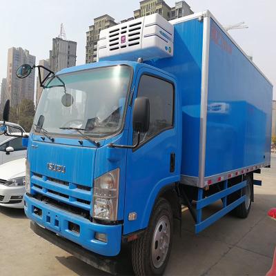 China FRP+PU Foam+FRP Brand 4x2 ROI Cold Delivery Truck Refrigerator Freezer Refrigerator Box Japanese THERMO Truck Manufacturer for sale