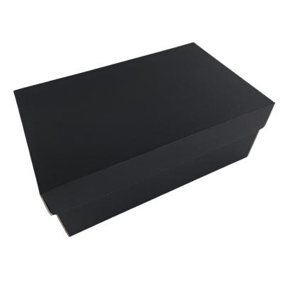 China Recyclable Ready To Ship Black Cardboard Paper Sky And Earth Cover Box Can Be Custom Logo And Size For Packaging en venta