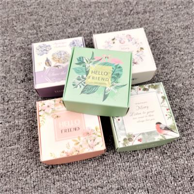 China Recycled Materials Custom Printed White Cardboard Drawer Accessories Small Gift Packaging Box for sale