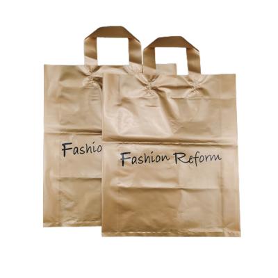 China Custom Logo Printed White Packing Plastic BIODEGRADABLE Plastic Bag Bags Making For Clothing Shopping Bags for sale