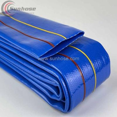 China Use In Agricultural Non-Toxic PVC Water Tube UV Resistant Flat Lay for sale