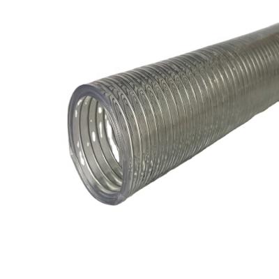 China Conveying Water Reinforced Pvc Steel Wire Suction Hose for sale