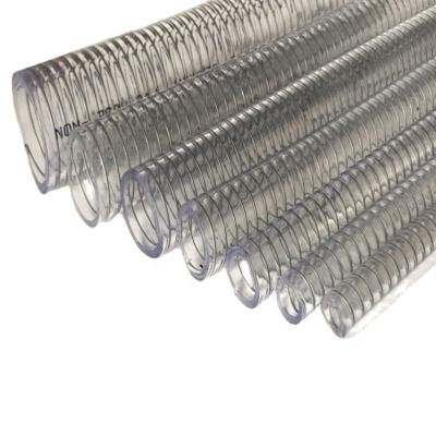 China Water Supply PVC Spiral Spring Steel Wire Reinforced Suction Hose for sale