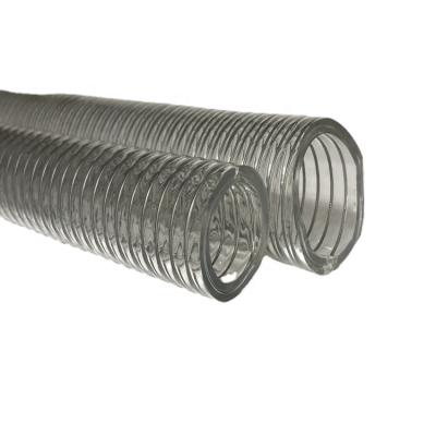 China SUNHOSE Non-Toxic Food Grade Flex Thunder Hose PVC Steel Wire Spiral Tube For Delivery Drinking Water for sale