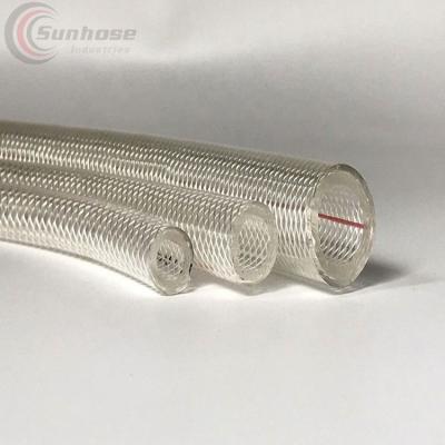 China Transparent Colored Flexible High Pressure Pvc Fiber Reinforced Hose for sale