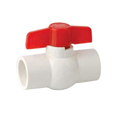 China UPVC General Plastic Standard Ball Valve for sale