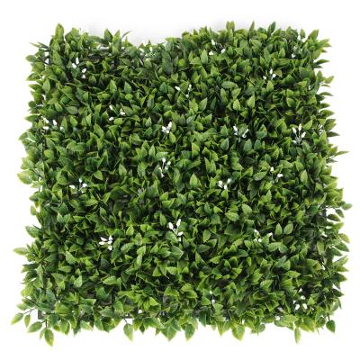 China Art Decor Ex Factory Price Foliage Wall Plastic Green Grass Boxwood Hedge Panel For Indoor Decor for sale