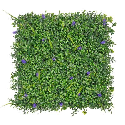 China Art Decor Plant Tall Plastic Boxwood Hedge Anti UV Flowers Artificial Grass Wall For Garden Decor for sale