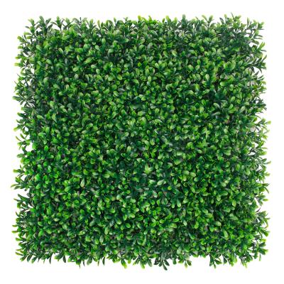 China Art Decor Backdrop Plastic Boxwood Hedge Artificial Grass Wall Panel For Sale for sale