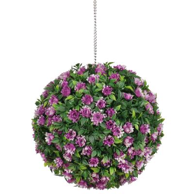 China Art Decor Hot Sale Artificial Grass Ball Fake Flower Topiary Grass Ball For Mall Decor for sale