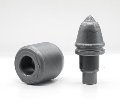 China Other Round Taper Bit Teeth Round Taper Teeth Base Drilling Step Leg Support Pick Block Kennametal for sale