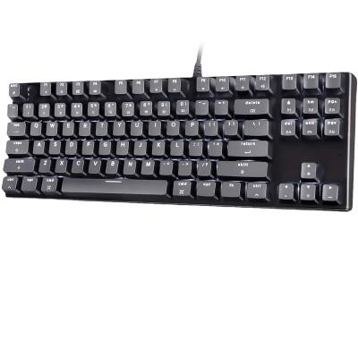 China Kailh Brown Plug-and-play Mechanical Keyboard Switch 87 Keys Mac System Led Backlit Cable Keyboard for sale