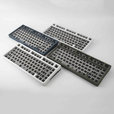 China Hot Support Custom CNC 75 Keypad Brass Case Aluminum PCB Panel Aluminum Keyboard Kit for sale