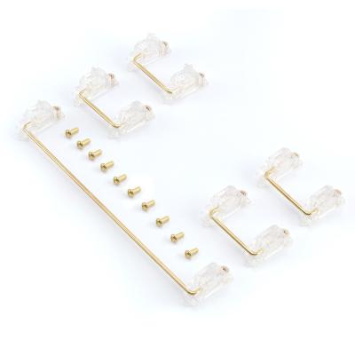 China 2021 Warm White Metal Keyboard Stabilizer Set PCB Installation Keyboard Mechanical Stabilizers 2U 6.25U for sale