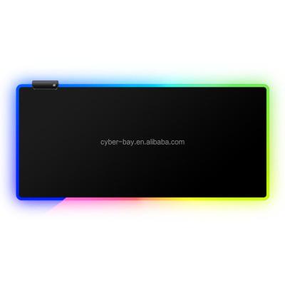 China Non-Slip Backing Customized Waterproof RGB Computer Mat Office Table Rubber Large Mouse Pad for sale