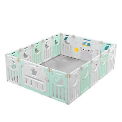 China Modern Plastic Play Yard Baby Fence Baby Kids Play Fence Plastic Baby Play Fence for sale