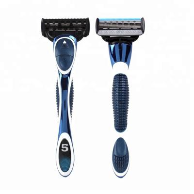 China High Quality Five Blade Razor PearlMax Face Shaving Hinged Head Five Blades Shaving Safety System Razor for sale