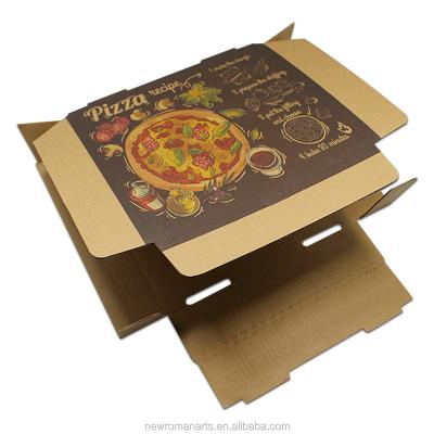 China Recyclable High Quality Custom Corrugated Pizza Boxes Packaging Paper Box For Pizza for sale