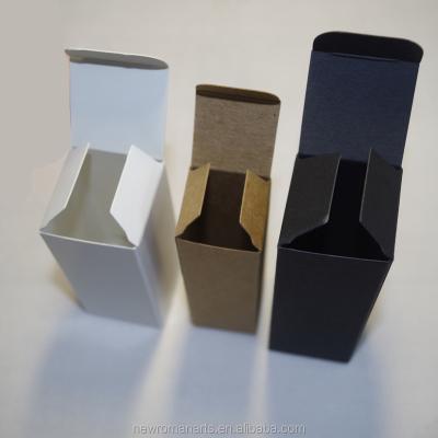 China 10ml&20ml Recyclable White Black Paper Drawer Boxes Packaging For Essential Oil Bottles Dropper Bottle Spray Bottle Gift Packaging for sale