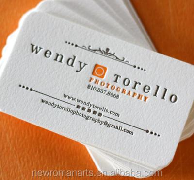 China Business Company Name Card , Special Shaped Custom Personalized Round Corner Business Card for sale