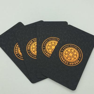 China Fancy 500gsm Business Paper Card Professional Custom Business Cards With Gold Foil Letterpress Printing Printing for sale