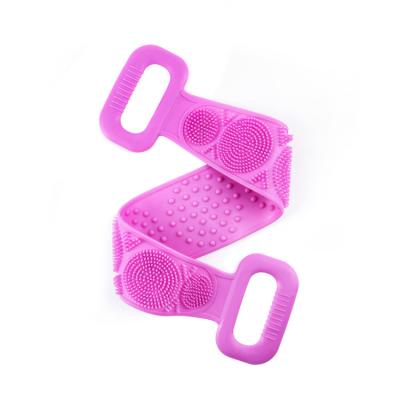 China Wholesale Reusable Natural Long Handle Body Deep Cleansing Exfoliating Handmade Shower Scrub Strap Sisal Loofah Bath Belt Back Scrubber for sale