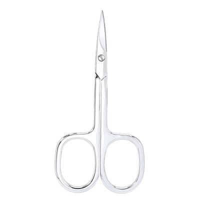 China Beauty Master Finger Nail Scissors Blunt Knife Metal Cuticle Curved Steel Nail Scissors for sale